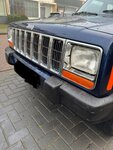 Grill 96-01 compleet chrome XJ/nieuw